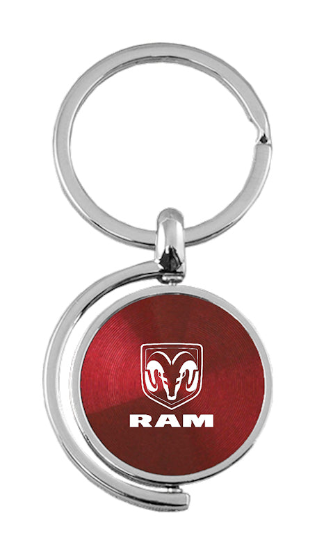 Ram Spinner Key Fob - Burgundy