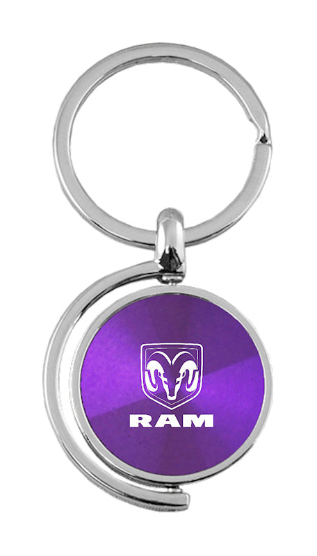 Ram Spinner Key Fob - Purple