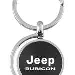 Jeep Rubicon Spinner Key Fob - Black