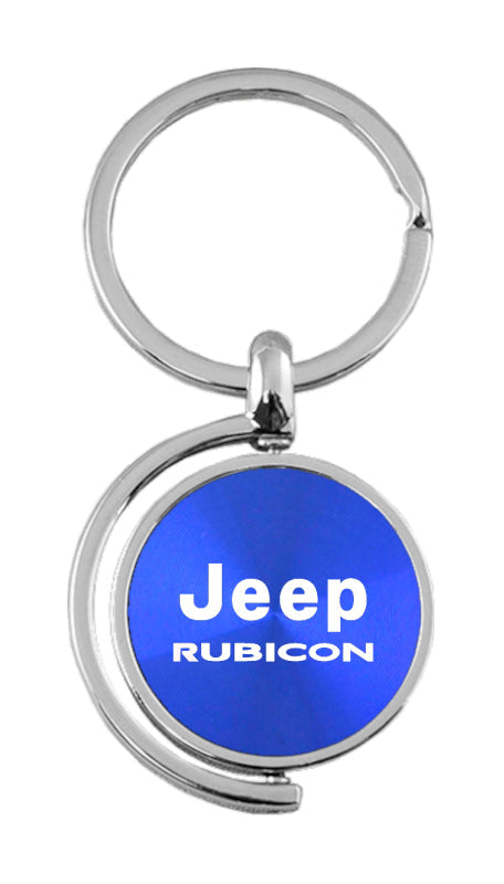 Jeep Rubicon Spinner Key Fob - Blue