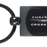 Chrysler Crossfire Two-Tone Rectangular Key Fob - Gun Metal