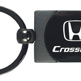 Honda Crosstour Two-Tone Rectangular Key Fob - Gun Metal