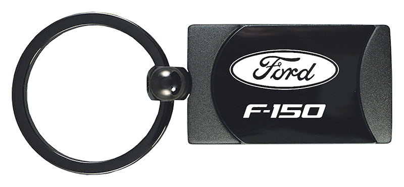 Ford F-150 Two-Tone Rectangular Key Fob - Gun Metal