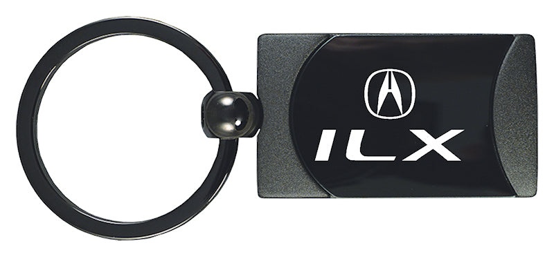 Acura ILX Two-Tone Rectangular Key Fob - Gun Metal