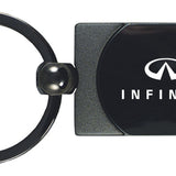 Infiniti Two-Tone Rectangular Key Fob - Gun Metal