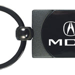 Acura MDX Two-Tone Rectangular Key Fob - Gun Metal