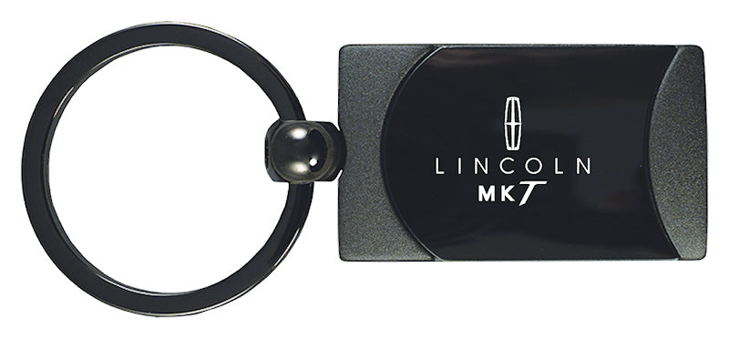 Lincoln MKT Two-Tone Rectangular Key Fob - Gun Metal