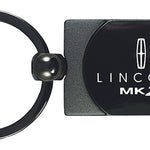 Lincoln MKZ Two-Tone Rectangular Key Fob - Gun Metal