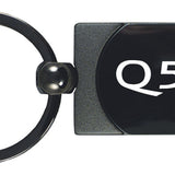 Infiniti Q50 Two-Tone Rectangular Key Fob - Gun Metal