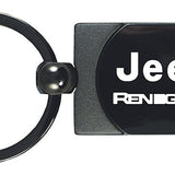 Jeep Renegade Two-Tone Rectangular Key Fob - Gun Metal