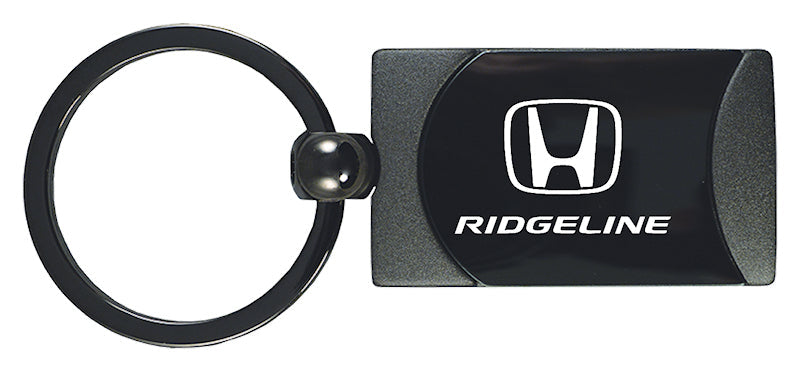 Honda Ridgeline Two-Tone Rectangular Key Fob - Gun Metal