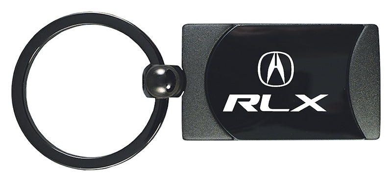 Acura RLX Two-Tone Rectangular Key Fob - Gun Metal