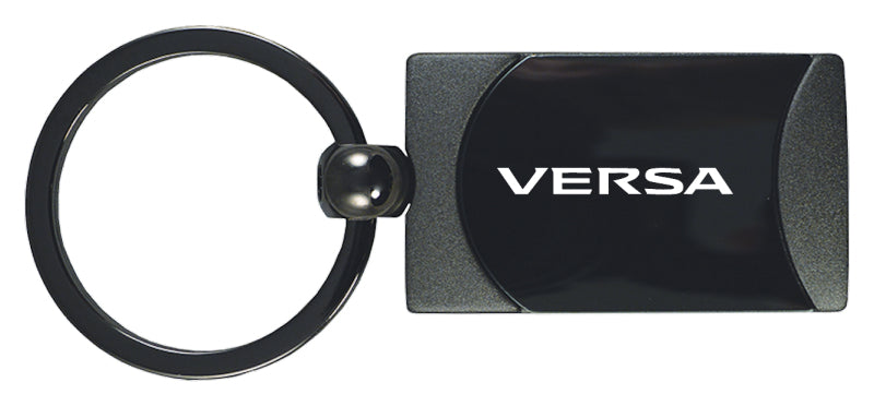 Nissan Versa Two-Tone Rectangular Key Fob - Gun Metal