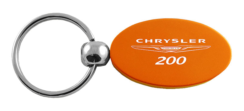 Chrysler 200 Oval Key Fob - Orange