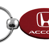 Honda Accord Oval Key Fob - Burgundy