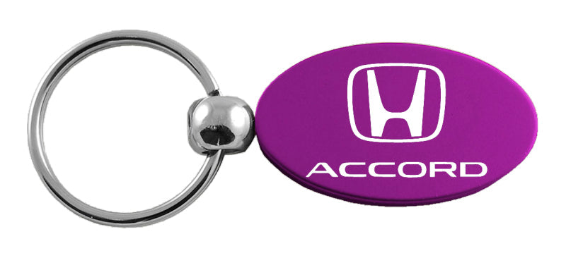 Honda Accord Oval Key Fob - Purple