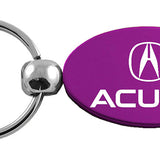 Acura Oval Key Fob - Purple