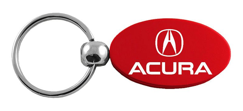 Acura Oval Key Fob - Red