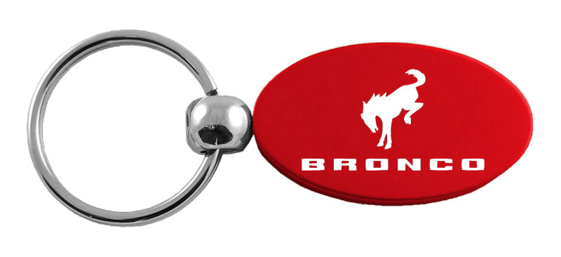 Ford Bronco 2020 Oval Key Fob - Red