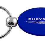 Chrysler Oval Key Fob - Blue