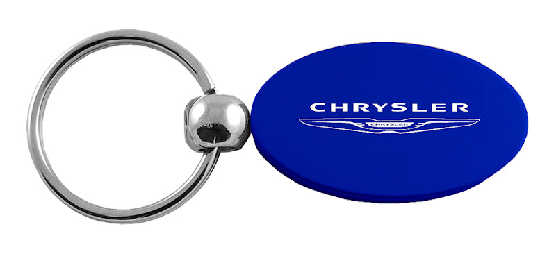 Chrysler Oval Key Fob - Blue