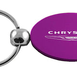 Chrysler Oval Key Fob - Purple