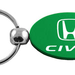 Honda Civic Oval Key Fob - Green