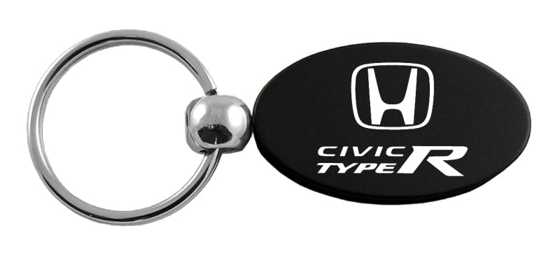 Honda Civic Type R Oval Key Fob - Black