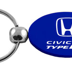 Honda Civic Type R Oval Key Fob - Blue