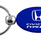 Honda Civic Type R Oval Key Fob - Blue