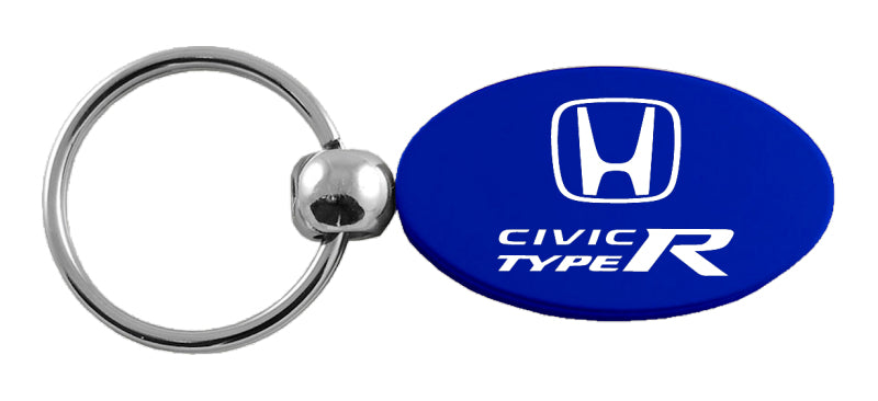 Honda Civic Type R Oval Key Fob - Blue