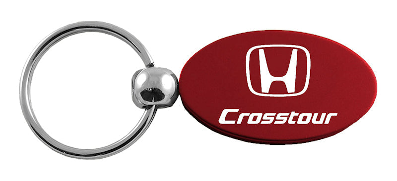 Honda Crosstour Oval Key Fob - Burgundy