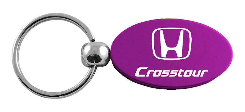 Honda Crosstour Oval Key Fob - Purple