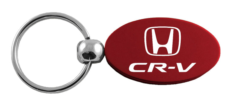 Honda CR-V Oval Key Fob - Burgundy