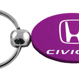 Honda Civic SI Oval Key Fob - Purple