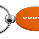 Dodge Stripe Oval Key Fob - Orange