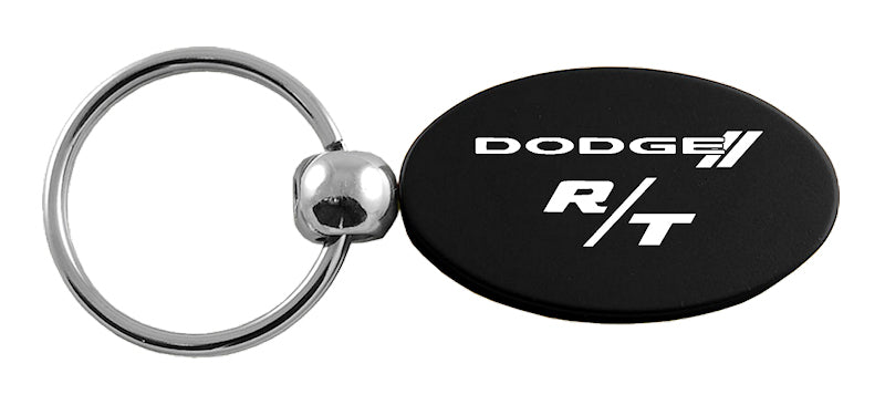 Dodge R/T Oval Key Fob - Black