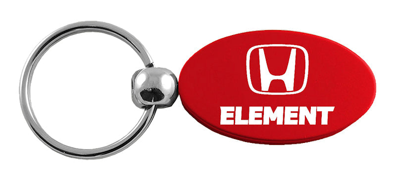 Honda Element Oval Key Fob - Red