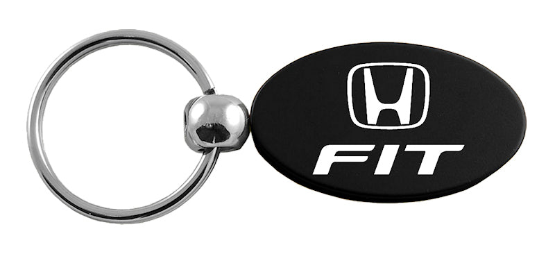 Honda Fit Oval Key Fob - Black