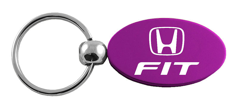 Honda Fit Oval Key Fob - Purple