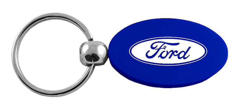 Ford Oval Key Fob - Blue