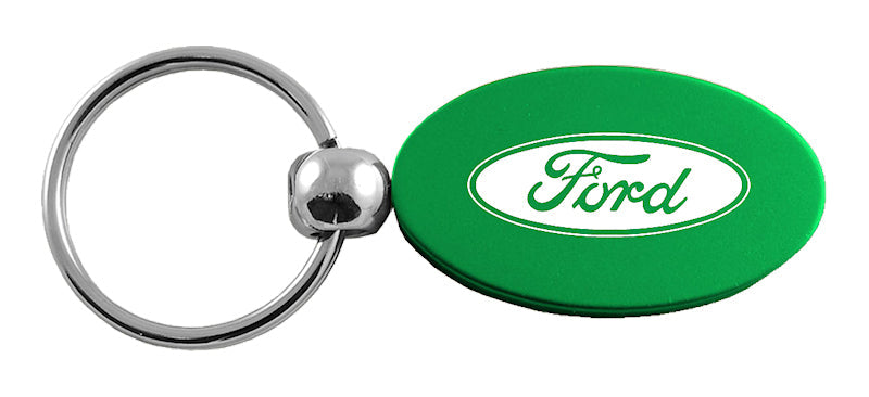 Ford Oval Key Fob - Green