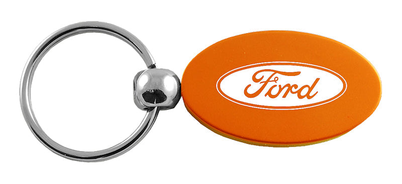 Ford Oval Key Fob - Orange