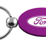 Ford Oval Key Fob - Purple