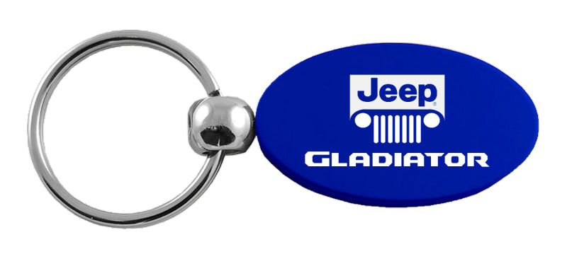 Jeep Gladiator Oval Key Fob - Blue