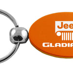 Jeep Gladiator Oval Key Fob - Orange