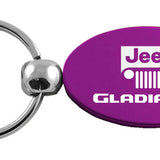 Jeep Gladiator Oval Key Fob - Purple