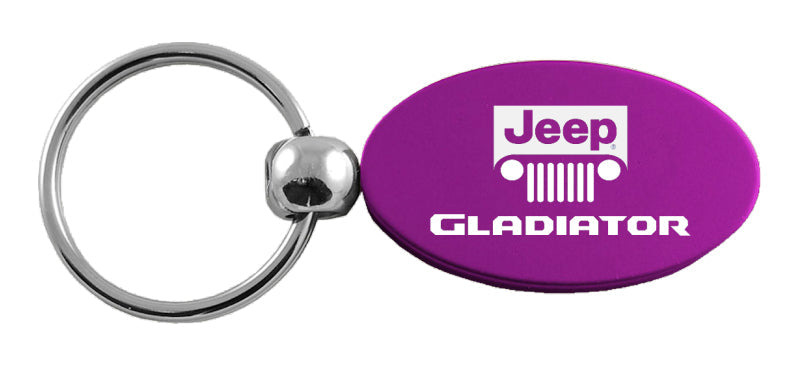 Jeep Gladiator Oval Key Fob - Purple