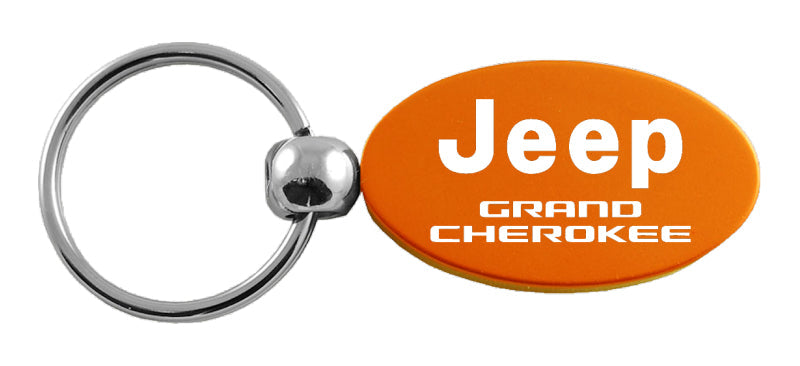 Jeep Grand Cherokee Oval Key Fob - Orange