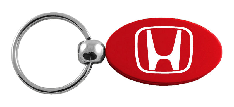 Honda (H Only) Oval Key Fob - Red